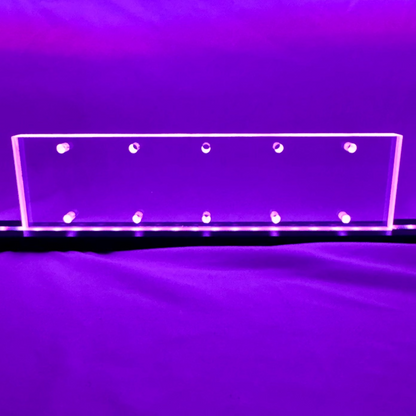 Sound Authority Plexiglass - 12" x 3" Blank Acrylic Window For Subwoofer Box