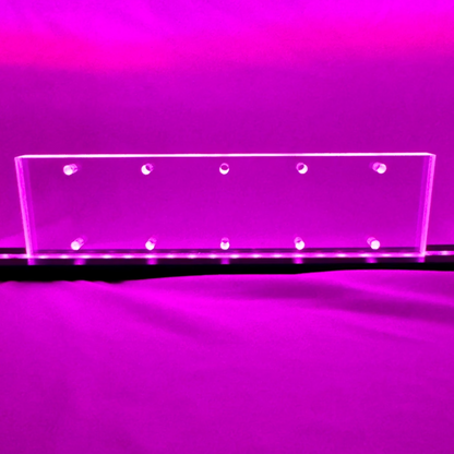 Sound Authority Plexiglass - 12" x 3" Blank Acrylic Window For Subwoofer Box