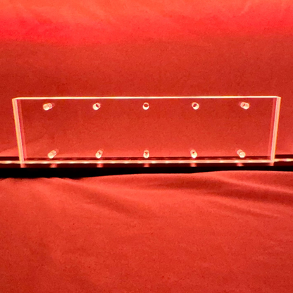 Sound Authority Plexiglass - 12" x 3" Blank Acrylic Window For Subwoofer Box