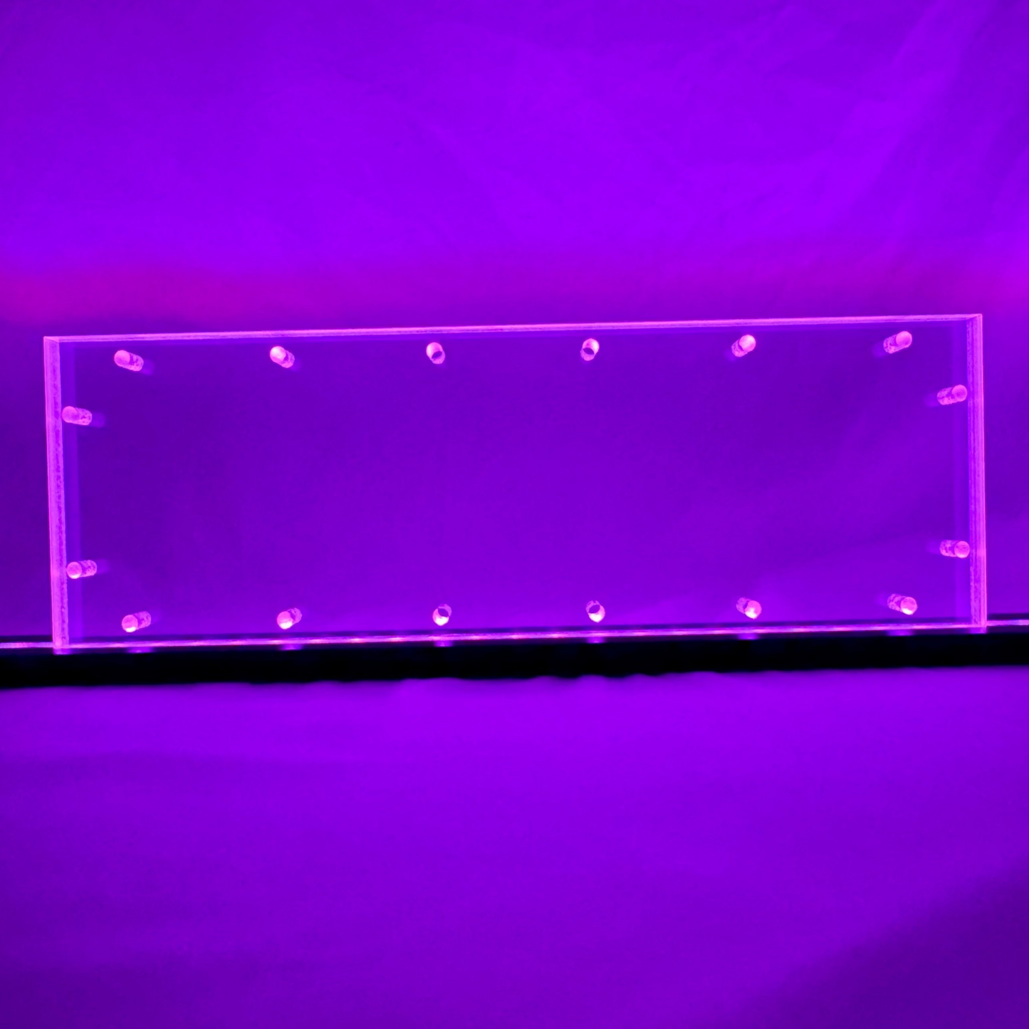 Sound Authority Plexiglass - 15" x 5" Blank Acrylic Window For Subwoofer Box