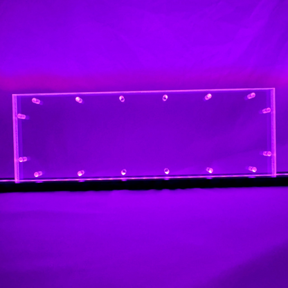 Sound Authority Plexiglass - 15" x 5" Blank Acrylic Window For Subwoofer Box