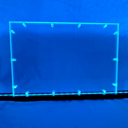 Sound Authority Plexiglass - 12" x 8" Blank Acrylic Window For Subwoofer Box