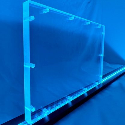 Sound Authority Plexiglass - 12" x 8" Blank Acrylic Window For Subwoofer Box