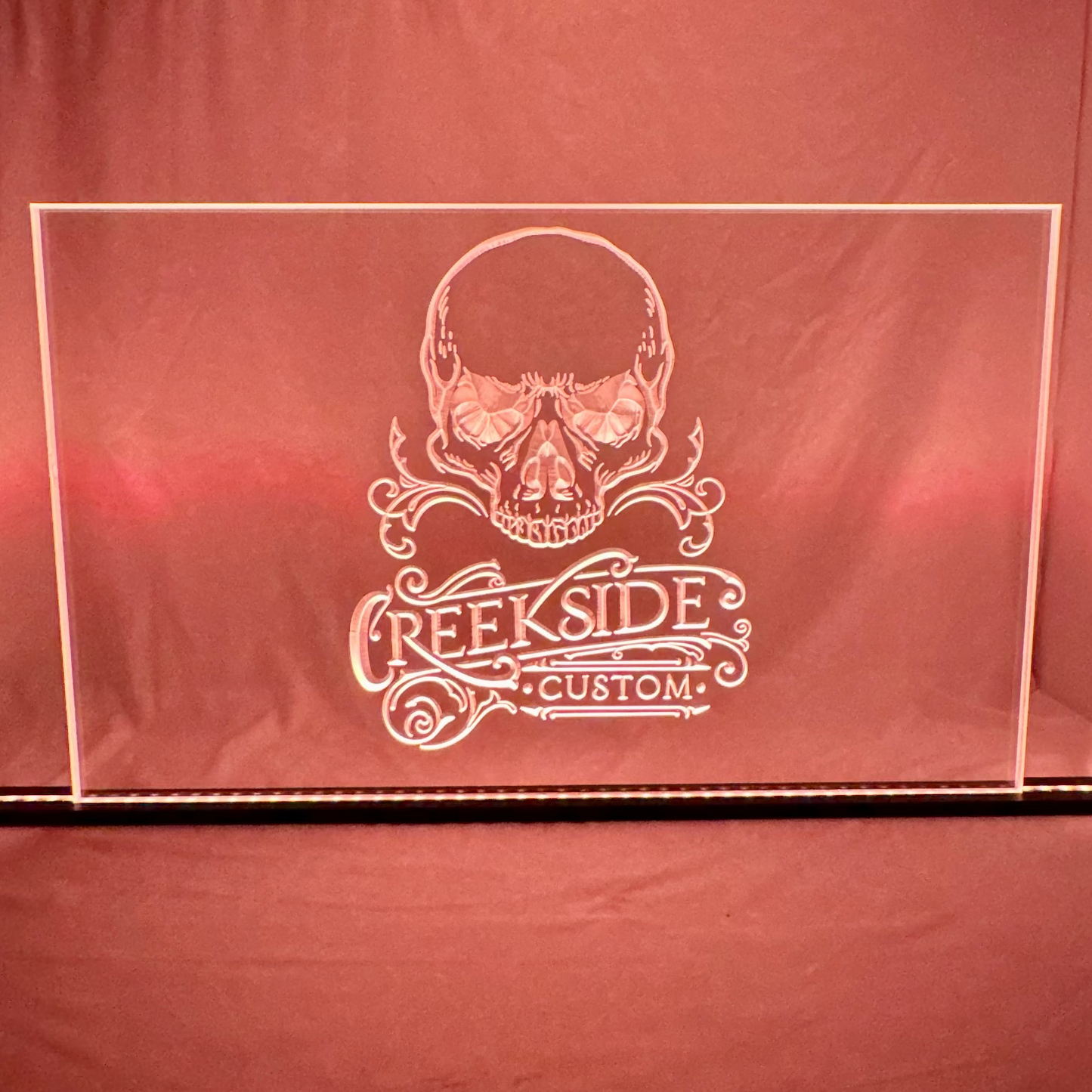 Sound Authority Plexiglass - 30" x 15" 3D Engraved Acrylic Window For Subwoofer Box