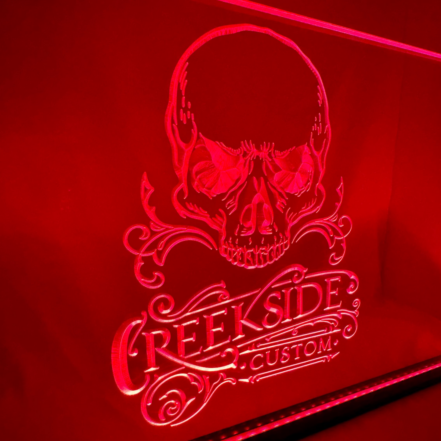 Sound Authority Plexiglass - 30" x 15" 3D Engraved Acrylic Window For Subwoofer Box