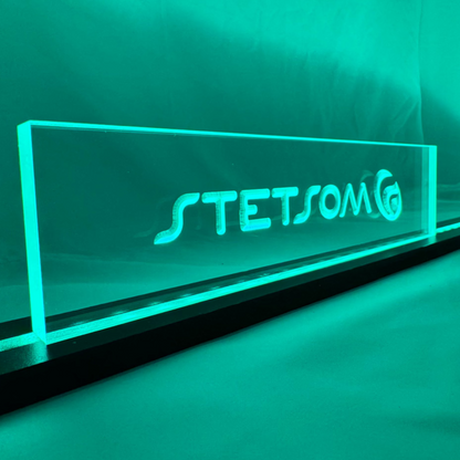 Sound Authority Plexiglass - 12" x 3" 3D Engraved Acrylic Window For Subwoofer Box