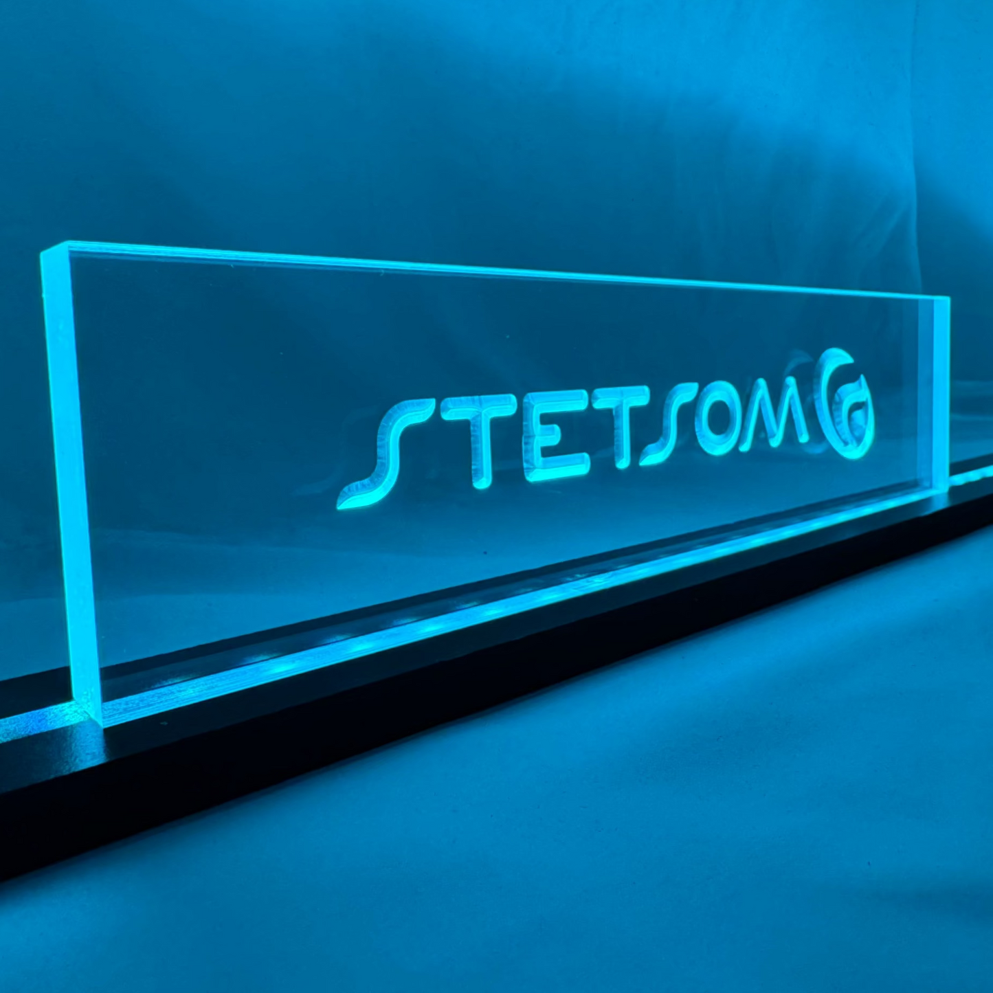 Sound Authority Plexiglass - 12" x 3" 3D Engraved Acrylic Window For Subwoofer Box