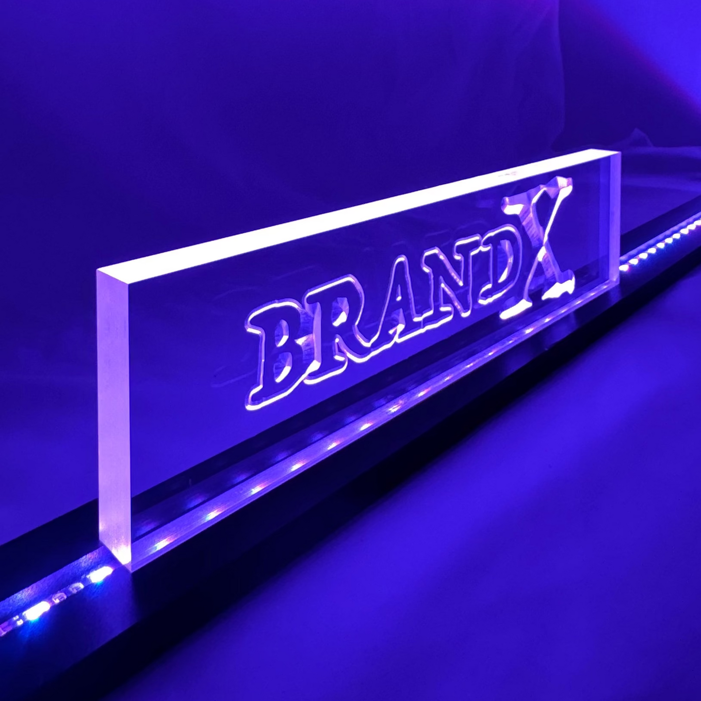 Sound Authority Plexiglass - 12" x 3" 3D Engraved Acrylic Window For Subwoofer Box