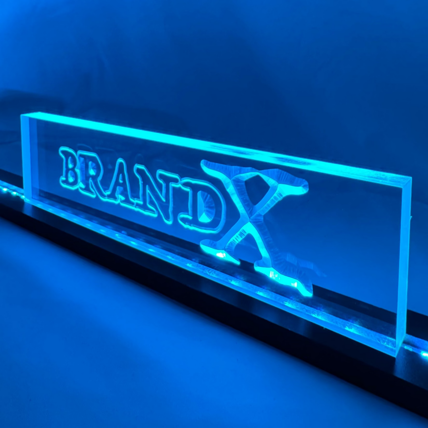 Sound Authority Plexiglass - 12" x 3" 3D Engraved Acrylic Window For Subwoofer Box