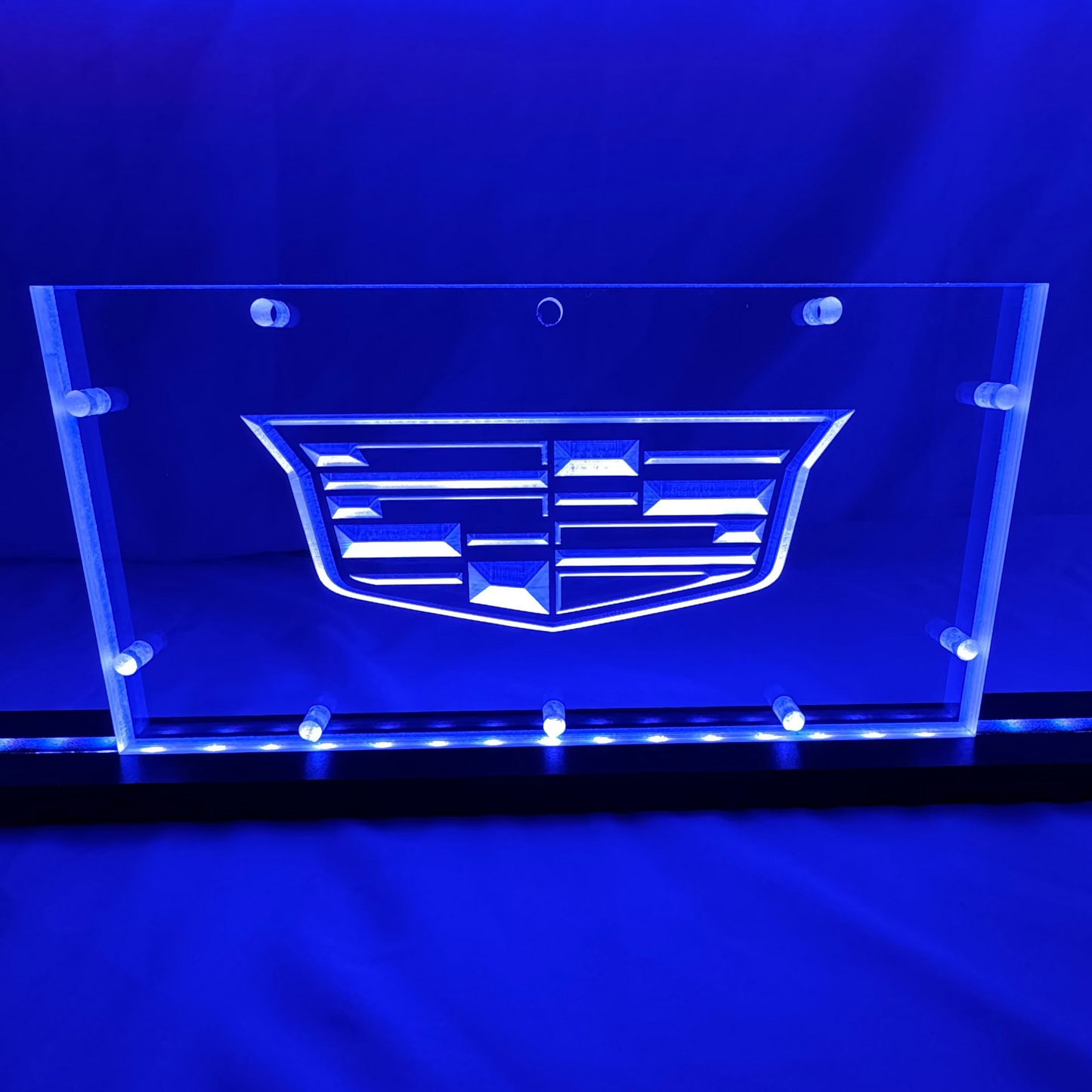 Sound Authority Plexiglass - 10" x 5" 3D Engraved Acrylic Window For Subwoofer Box