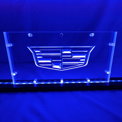 Sound Authority Plexiglass - 10" x 5" 3D Engraved Acrylic Window For Subwoofer Box