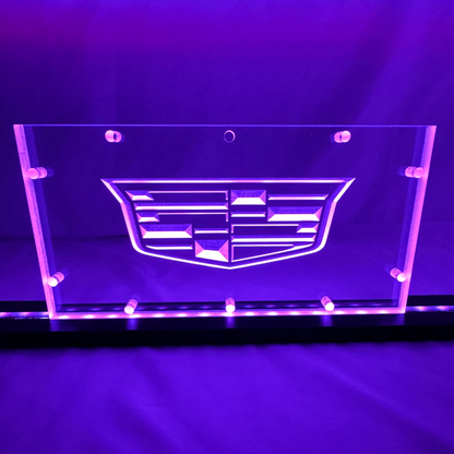 Sound Authority Plexiglass - 10" x 5" 3D Engraved Acrylic Window For Subwoofer Box