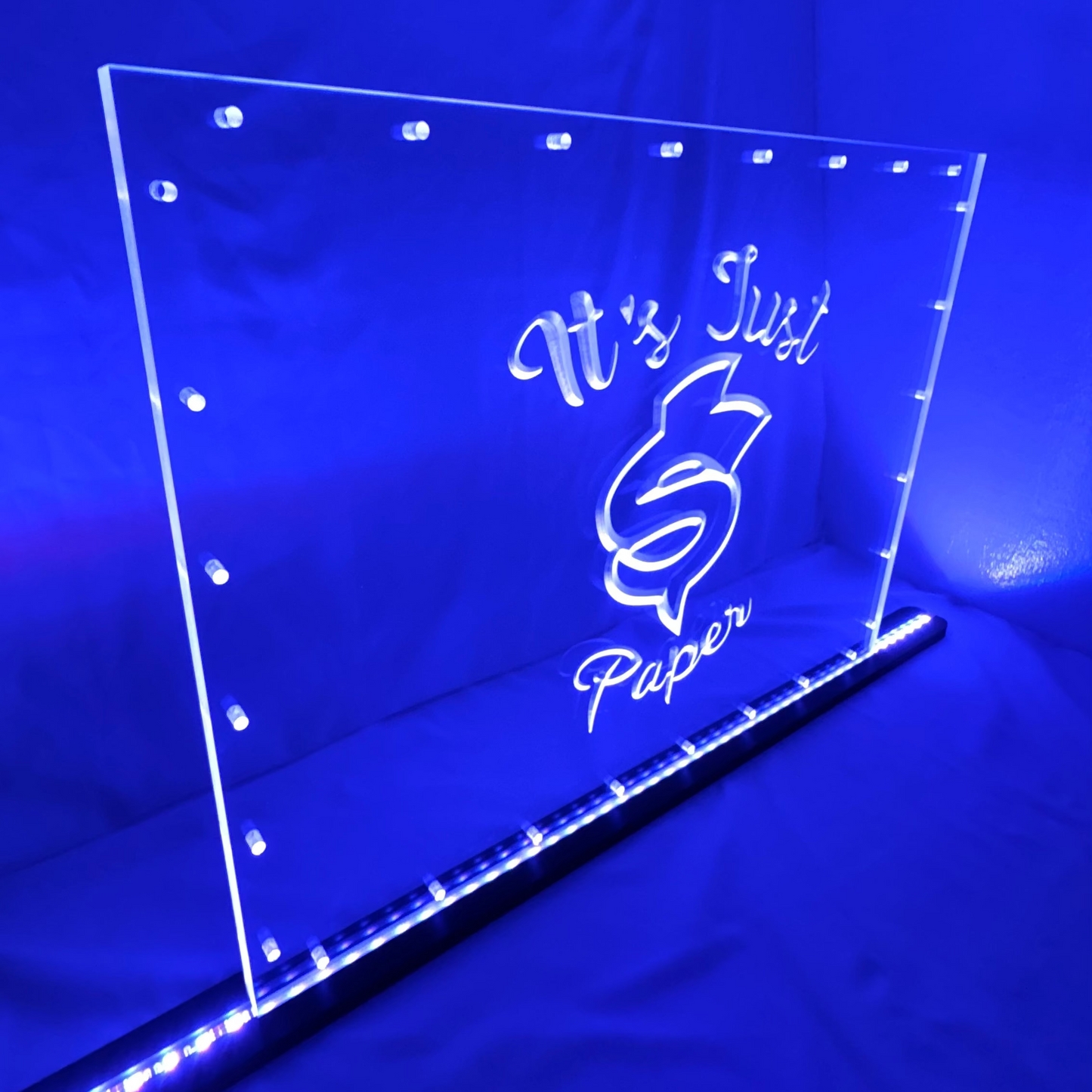 Sound Authority Plexiglass - 24" x 18" 3D Engraved Acrylic Window For Subwoofer Box