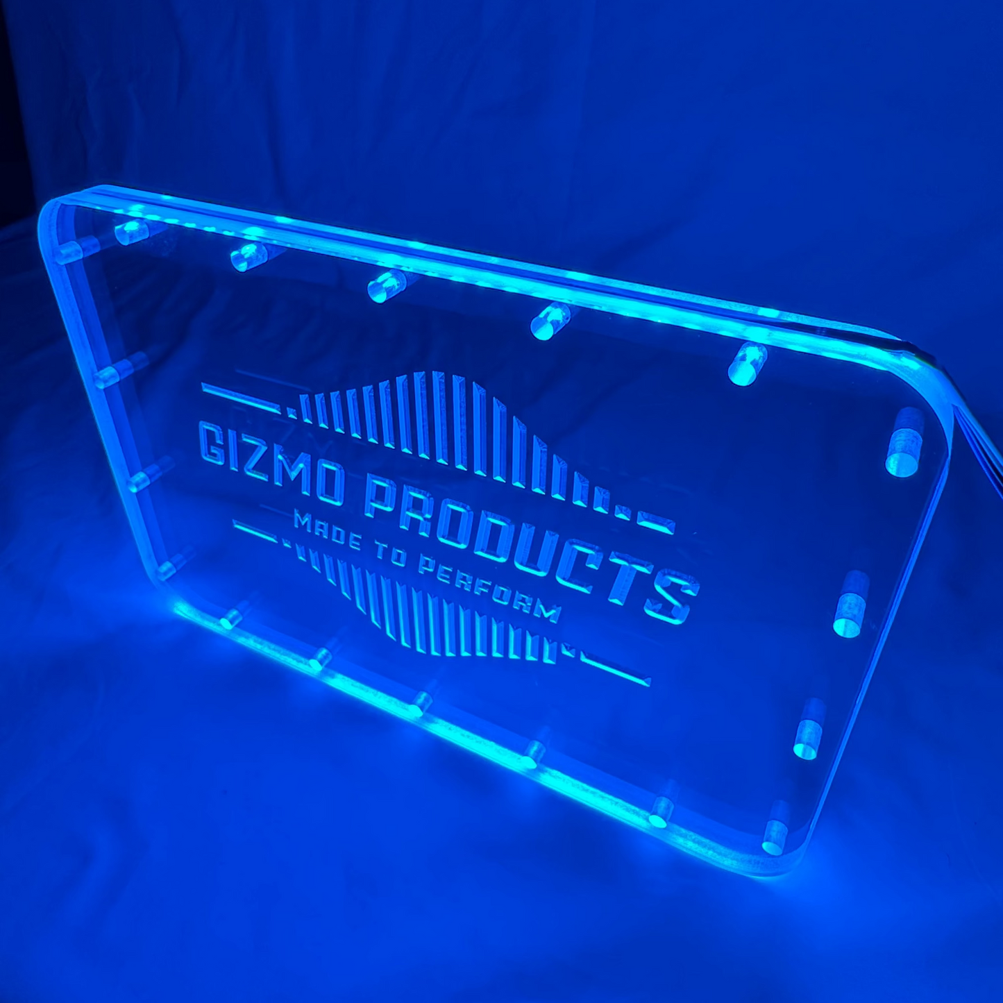 Sound Authority Plexiglass - 12" x 8" 3D Engraved Acrylic Window For Subwoofer Box
