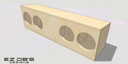 Custom Underseat Truck Subwoofer Box Design (Ported Enclosure)