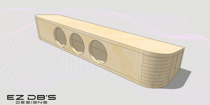 Custom Underseat Truck Subwoofer Box Design (Ported Enclosure)