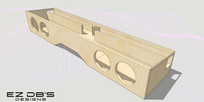 Custom Underseat Truck Subwoofer Box Design (Ported Enclosure)