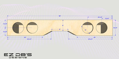Custom Underseat Truck Subwoofer Box Design (Ported Enclosure)