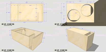 Custom 4th Order Bandpass Box Design - EZ DB's Designs