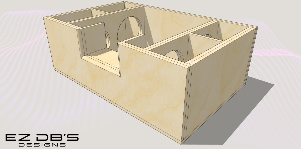 Custom 4th Order Bandpass Box Design - EZ DB's Designs