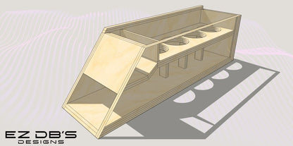 Custom 4th Order Bandpass Box Design - EZ DB's Designs