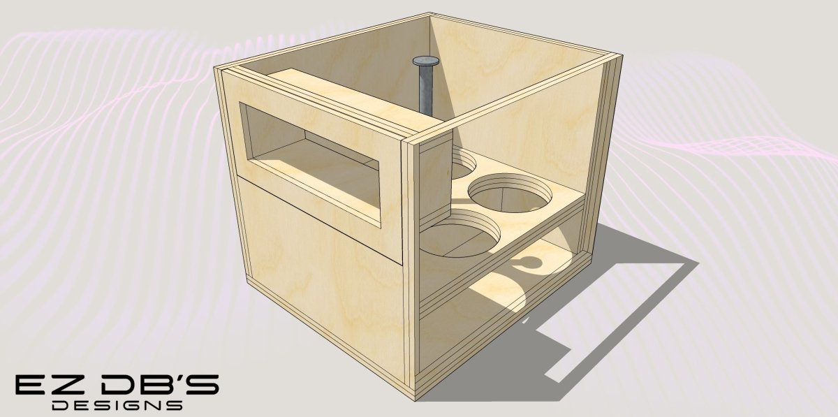 Custom 4th Order Bandpass Box Design - EZ DB's Designs