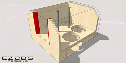 Custom 4th Order Bandpass Box Design - EZ DB's Designs