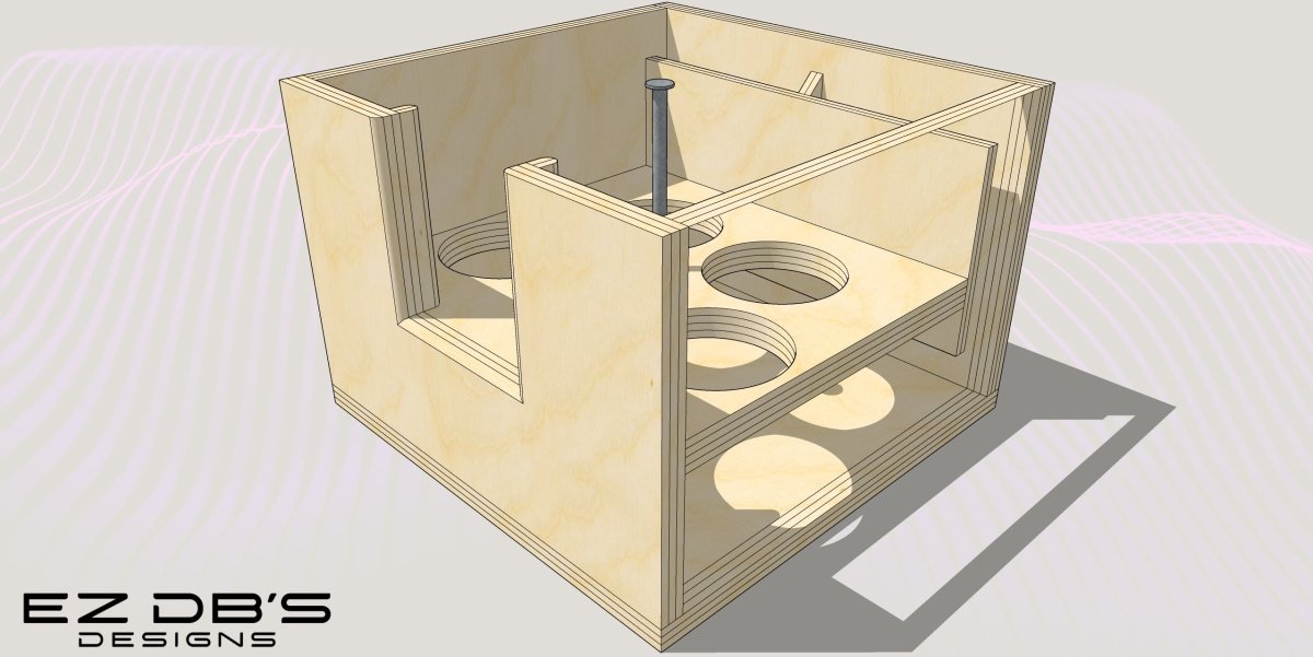 Custom 6th Order Bandpass Box Design - EZ DB's Designs