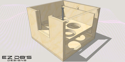 Custom 6th Order Bandpass Box Design - EZ DB's Designs