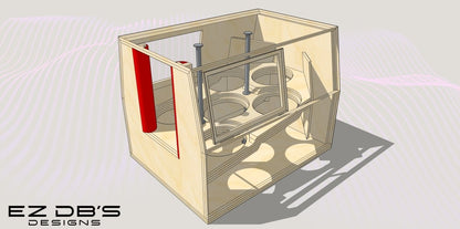 Custom 6th Order Bandpass Box Design - EZ DB's Designs