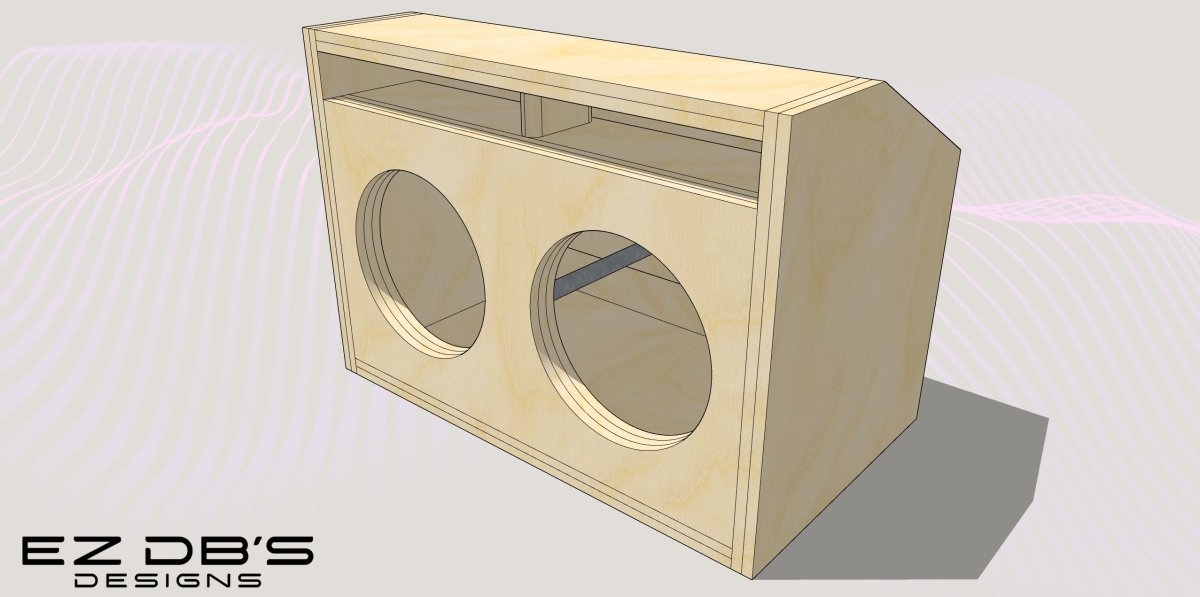 Ported Box Example Custom Ported Subwoofer Box Design – EZ DB's Designs