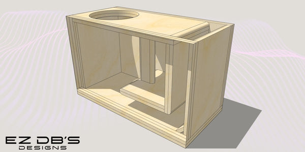 Ported Box Example Custom Ported Subwoofer Box Design – EZ DB's Designs