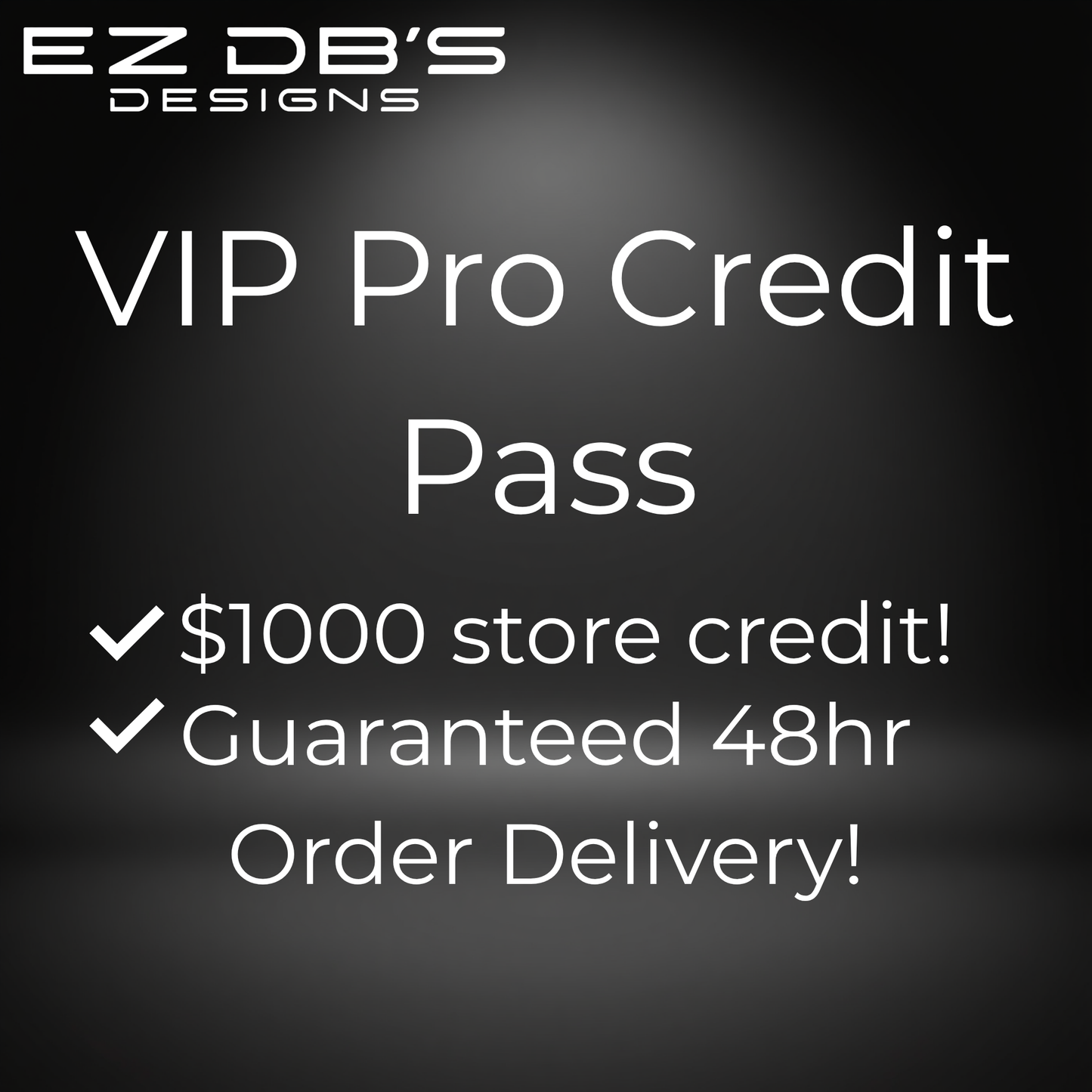 VIP Pro Credit Pass ($1,000 Store Credit + Priority Queue)