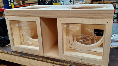 GP ELITE Dual 10" Compact High Performance Glue it & Screw It Sub Enclosure - EZ DB's Designs