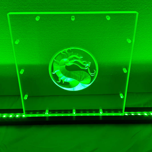 Sound Authority Plexiglass - 10" x 10" 3D Engraved Acrylic Window For Subwoofer Box