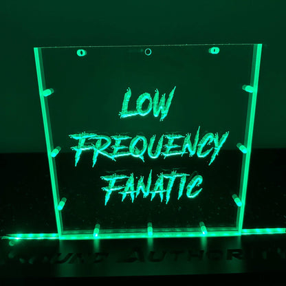 Sound Authority Plexiglass - 10" x 10" 3D Engraved Acrylic Window For Subwoofer Box