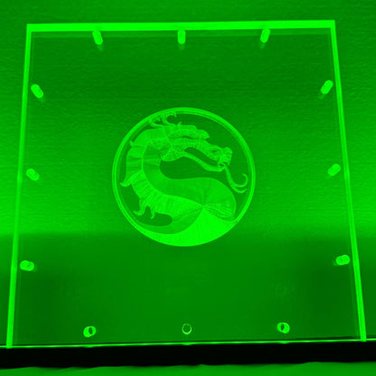 Sound Authority Plexiglass - 10" x 10" 3D Engraved Acrylic Window For Subwoofer Box