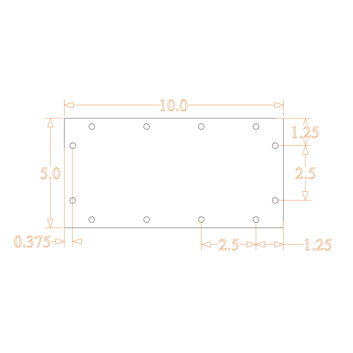 Sound Authority Plexiglass - 10" x 5" 3D Engraved Acrylic Window For Subwoofer Box