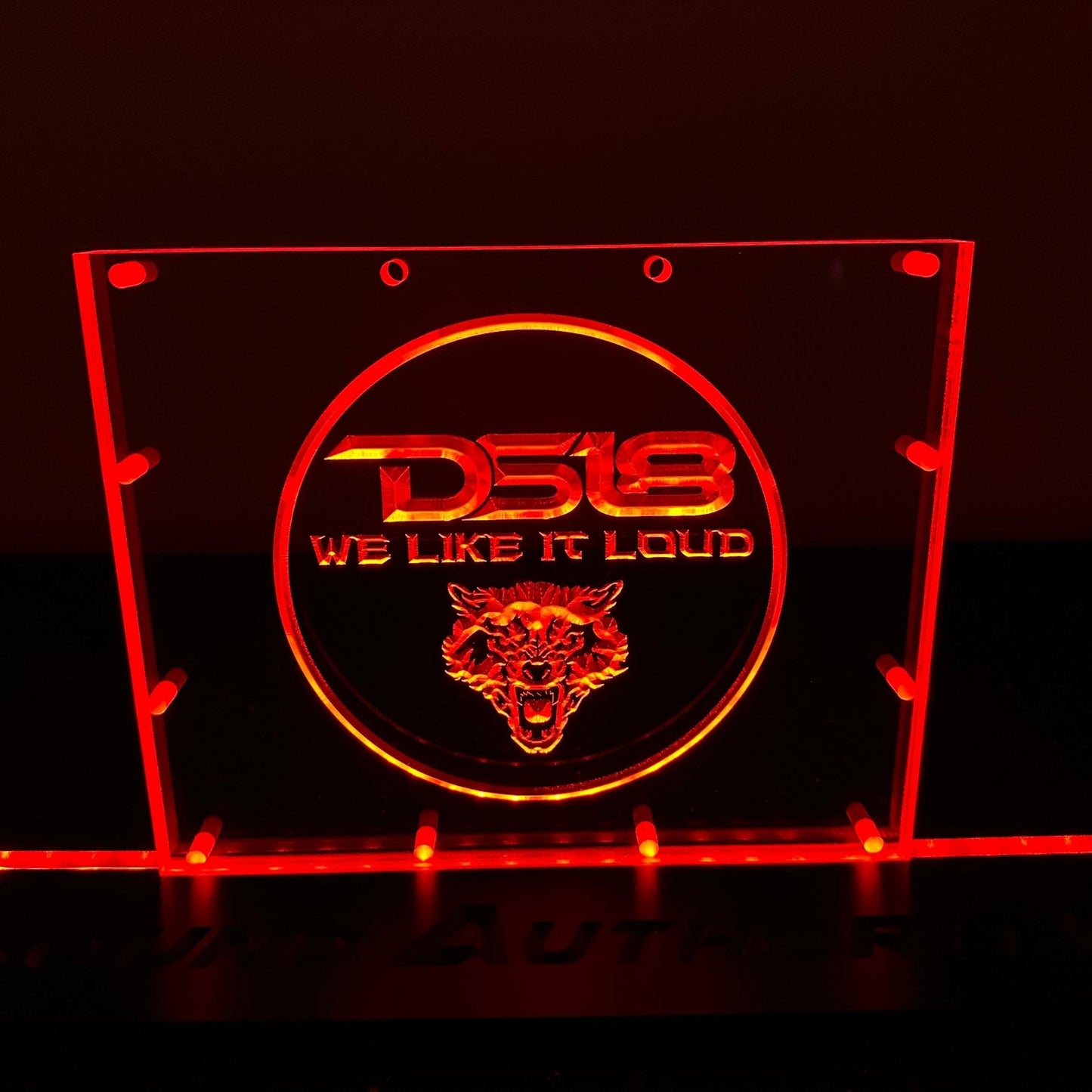 Sound Authority Plexiglass - 10" x 8" 3D Engraved Acrylic Window For Subwoofer Box