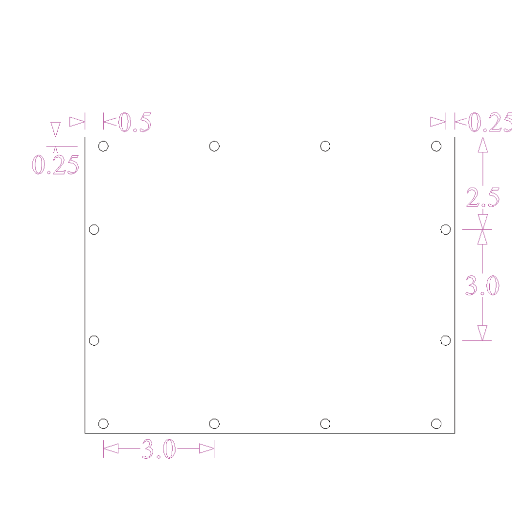 Sound Authority Plexiglass - 10" x 8" Blank Acrylic Window For Subwoofer Box