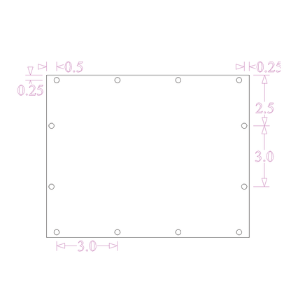 Sound Authority Plexiglass - 10" x 8" Blank Acrylic Window For Subwoofer Box