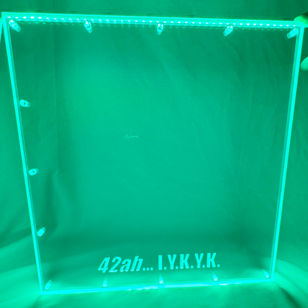 Sound Authority Plexiglass - 12" x 12" 3D Engraved Acrylic Window For Subwoofer Box - EZ DB's Designs