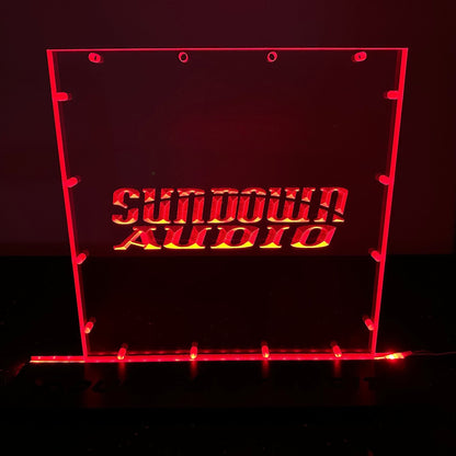 Sound Authority Plexiglass - 12" x 12" 3D Engraved Acrylic Window For Subwoofer Box