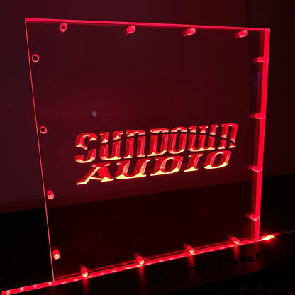 Sound Authority Plexiglass - 12" x 12" 3D Engraved Acrylic Window For Subwoofer Box
