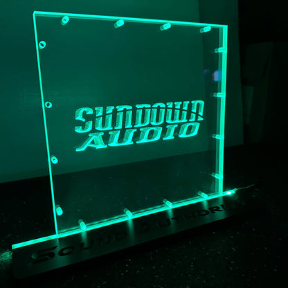 Sound Authority Plexiglass - 12" x 12" 3D Engraved Acrylic Window For Subwoofer Box