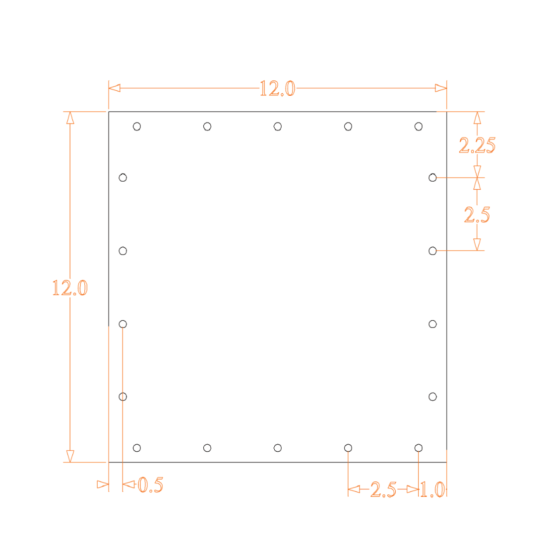 Sound Authority Plexiglass - 12" x 12" Blank Acrylic Window For Subwoofer Box