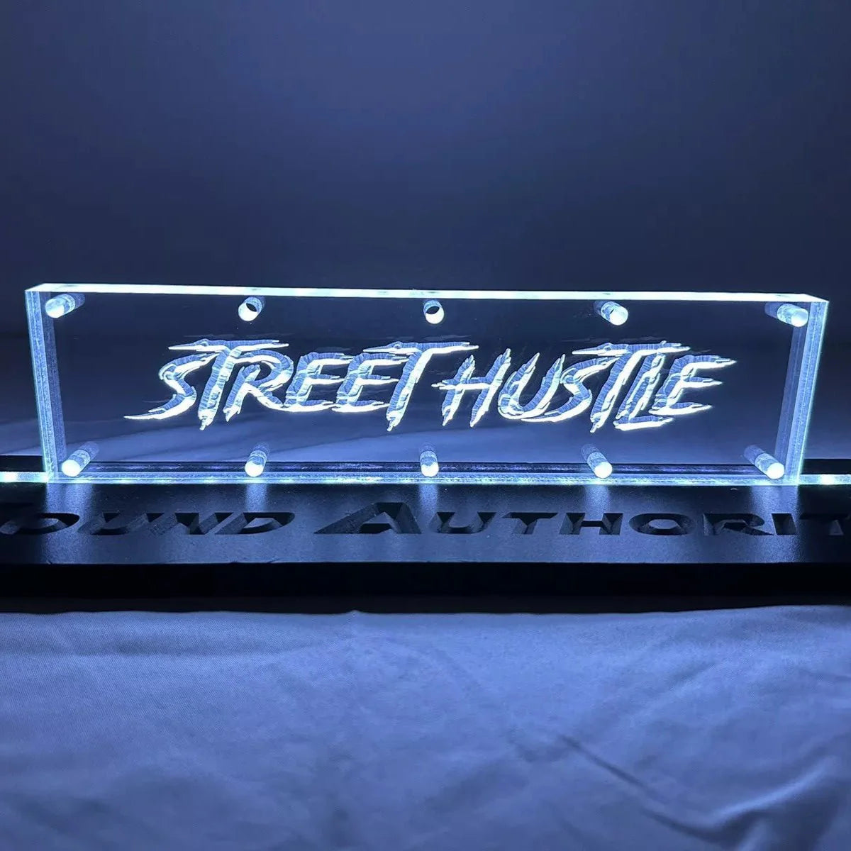 Sound Authority Plexiglass - 12" x 3" 3D Engraved Acrylic Window For Subwoofer Box