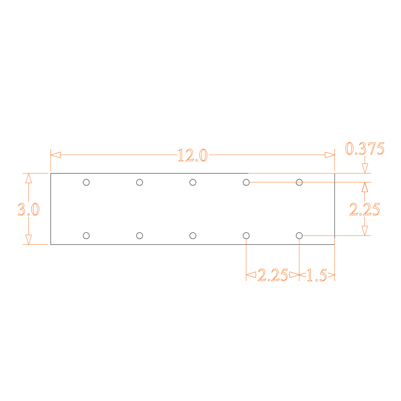 Sound Authority Plexiglass - 12" x 3" 3D Engraved Acrylic Window For Subwoofer Box