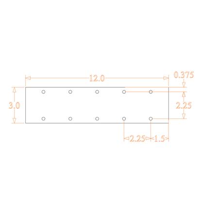 Sound Authority Plexiglass - 12" x 3" 3D Engraved Acrylic Window For Subwoofer Box