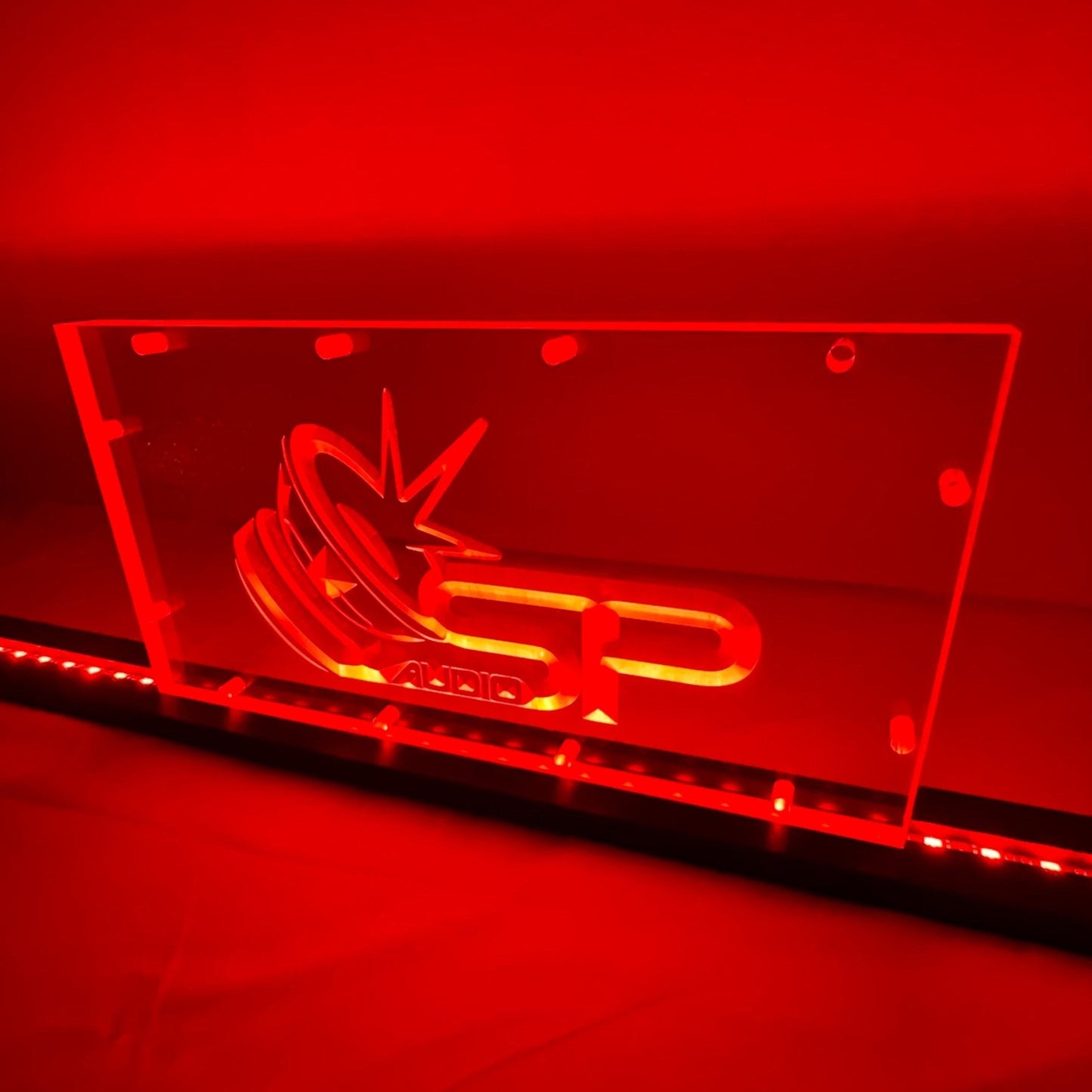 Sound Authority Plexiglass - 12" x 6" 3D Engraved Acrylic Window For Subwoofer Box